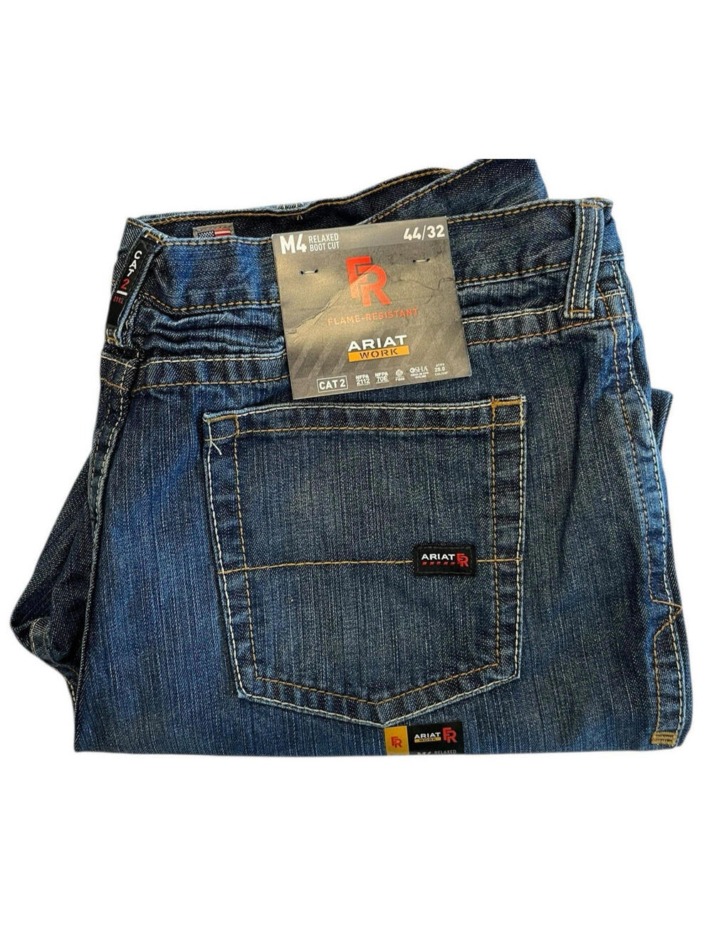 ARIAT M4 Jeans Flame Resistant NEW with Tags Mens Sz 44/32 Relaxed Boot Cut